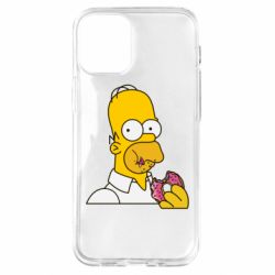 Чехол для iPhone 12 mini Гомер любит пончики - PrintSalon