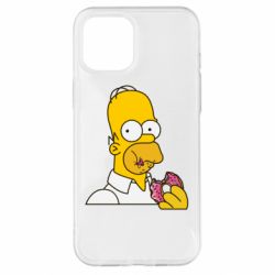 Чехол для iPhone 12 Pro Max Гомер любит пончики - PrintSalon