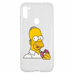 Чехол для Samsung A11/M11 Гомер любит пончики - PrintSalon