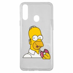 Чехол для Samsung A20s Гомер любит пончики - PrintSalon