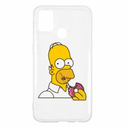 Чехол для Samsung M31 Гомер любит пончики - PrintSalon