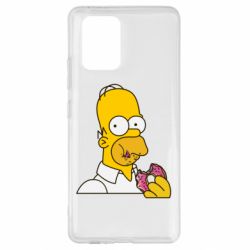 Чехол для Samsung S10 Lite Гомер любит пончики - PrintSalon