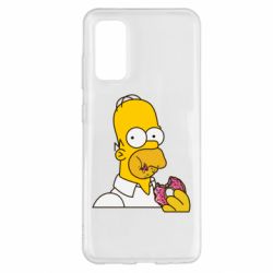 Чехол для Samsung S20 Гомер любит пончики - PrintSalon