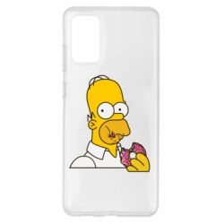 Чехол для Samsung S20+ Гомер любит пончики - PrintSalon