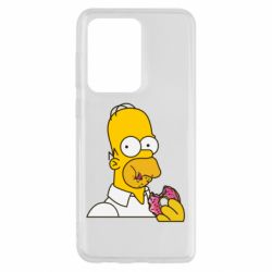 Чехол для Samsung S20 Ultra Гомер любит пончики - PrintSalon
