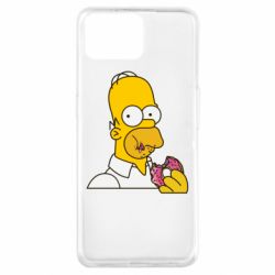 Чехол для Oppo A73 Гомер любит пончики - PrintSalon