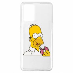 Чехол для Oppo A74 4G Гомер любит пончики - PrintSalon