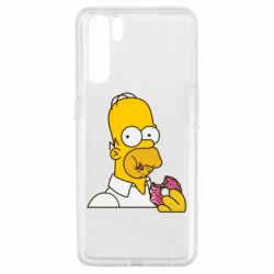 Чехол для Oppo A91/Reno3 Гомер любит пончики - PrintSalon