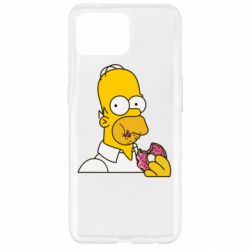 Чехол для Oppo Reno 4 Lite Гомер любит пончики - PrintSalon