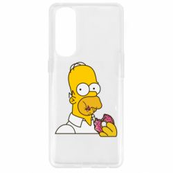 Чехол для Oppo Reno 4 Pro Гомер любит пончики - PrintSalon
