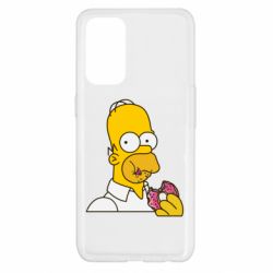 Чехол для Oppo Reno 5 4G Гомер любит пончики - PrintSalon