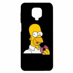 Чехол для Xiaomi Redmi Note 9S/9Pro/9Pro Max Гомер любит пончики - PrintSalon