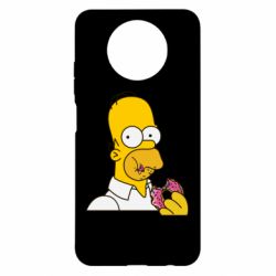 Чехол для Xiaomi Redmi Note 9 5G/Redmi Note 9T Гомер любит пончики
