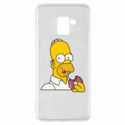 Чехол для Samsung A8+ 2018 Гомер любит пончики - PrintSalon