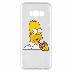 Чехол для Samsung S8 Гомер любит пончики - PrintSalon