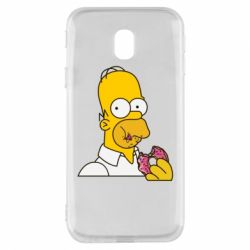 Чехол для Samsung J3 2017 Гомер любит пончики - PrintSalon