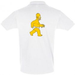 Мужское поло Гомер Симпсон в трусиках - PrintSalon