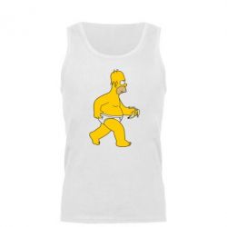 Мужская майка Гомер Симпсон в трусиках - PrintSalon