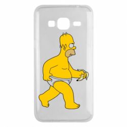Чехол для Samsung J3 2016 Гомер Симпсон в трусиках - PrintSalon