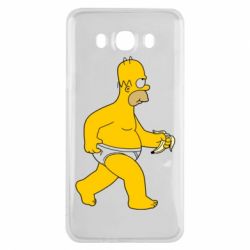 Чехол для Samsung J7 2016 Гомер Симпсон в трусиках - PrintSalon