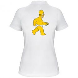 Женское поло Гомер Симпсон в трусиках - PrintSalon