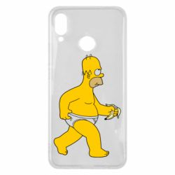 Чехол для Huawei P Smart Plus 2018 Гомер Симпсон в трусиках - PrintSalon