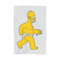 Полотенце с принтом Гомер Симпсон в трусиках - PrintSalon