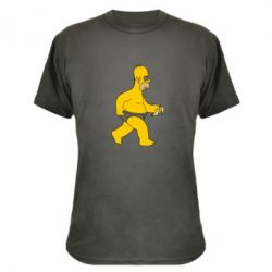 Камуфляжная футболка Гомер Симпсон в трусиках - PrintSalon