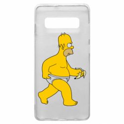 Чехол для Samsung S10+ Гомер Симпсон в трусиках - PrintSalon