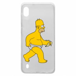 Чехол для Samsung A10 Гомер Симпсон в трусиках - PrintSalon