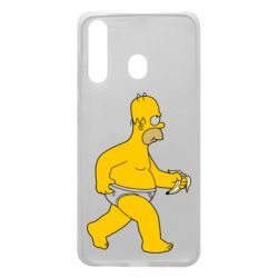 Чехол для Samsung A60 Гомер Симпсон в трусиках - PrintSalon