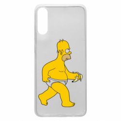 Чехол для Samsung A70 Гомер Симпсон в трусиках - PrintSalon