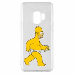Чехол для Samsung S9 Гомер Симпсон в трусиках - PrintSalon
