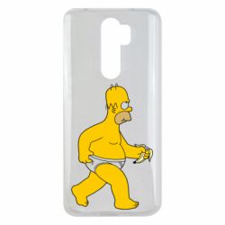 Чехол для Xiaomi Redmi Note 8 Pro Гомер Симпсон в трусиках - PrintSalon