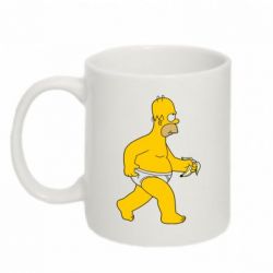 Чашка 320ml Гомер Симпсон в трусиках-PrintSalon Чашка 320ml Гомер Симпсон в трусиках
