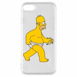 Чехол для iPhone 7 Гомер Симпсон в трусиках - PrintSalon