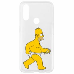 Чехол для Oppo A31 Гомер Симпсон в трусиках - PrintSalon