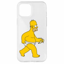 Чехол для iPhone 12 Pro Max Гомер Симпсон в трусиках - PrintSalon
