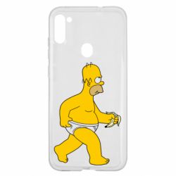 Чехол для Samsung A11/M11 Гомер Симпсон в трусиках - PrintSalon