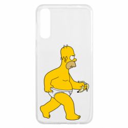Чехол для Samsung A50 Гомер Симпсон в трусиках - PrintSalon