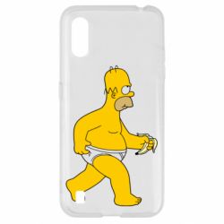 Чехол для Samsung A01/M01 Гомер Симпсон в трусиках - PrintSalon