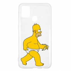 Чехол для Samsung M31 Гомер Симпсон в трусиках - PrintSalon