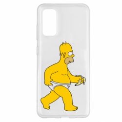 Чехол для Samsung S20 Гомер Симпсон в трусиках - PrintSalon