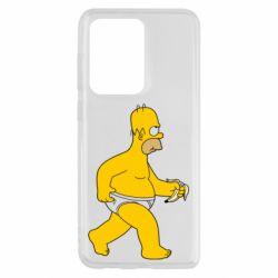 Чехол для Samsung S20 Ultra Гомер Симпсон в трусиках - PrintSalon