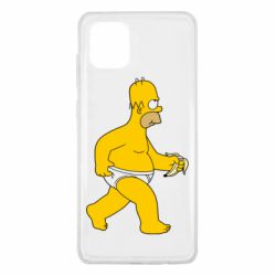 Чехол для Samsung Note 10 Lite Гомер Симпсон в трусиках - PrintSalon