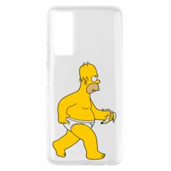 Чехол для Huawei P Smart 2021 Гомер Симпсон в трусиках - PrintSalon