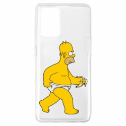 Чехол для Oppo A74 4G Гомер Симпсон в трусиках - PrintSalon