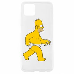 Чехол для Oppo A92s Гомер Симпсон в трусиках - PrintSalon