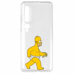 Чехол для Xiaomi Mi10/10 Pro Гомер Симпсон в трусиках - PrintSalon