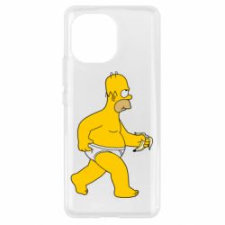 Чехол для Xiaomi Mi11 Гомер Симпсон в трусиках - PrintSalon